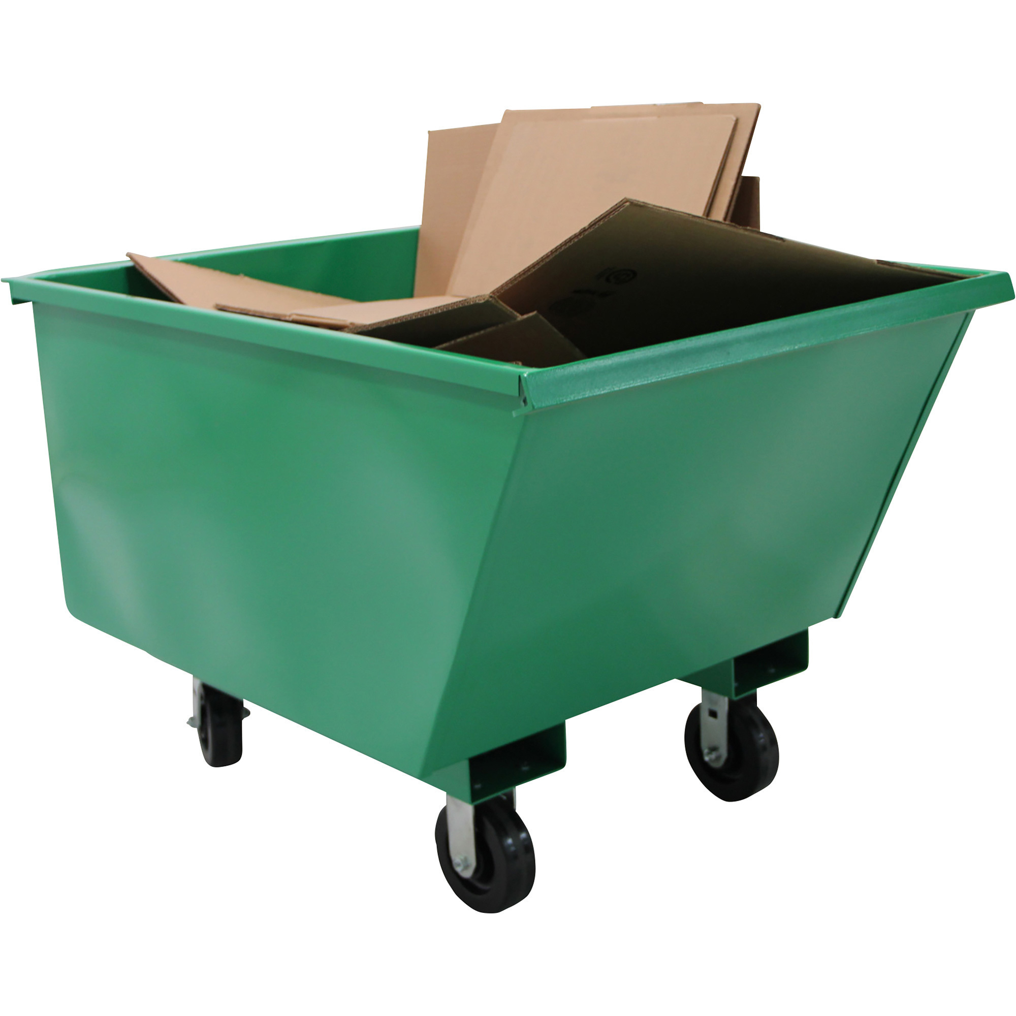 Valley Craft Mobile Hopper, Forkliftable - 1/2 yd³, 49in.L x 32in.W x 30in., 2000-Lb. Capacity, Model# F89679